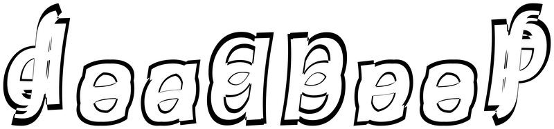 Ambigram for deadbeef in Candaraz